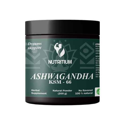 ASHWAGANDHA KSM 66 - 200 CAPS DE 500 MG