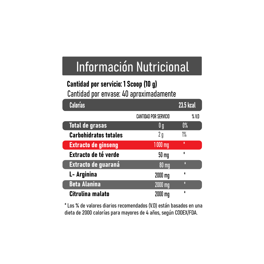 PRE EXTREME ( NATURAL PRE WORKOUT)
