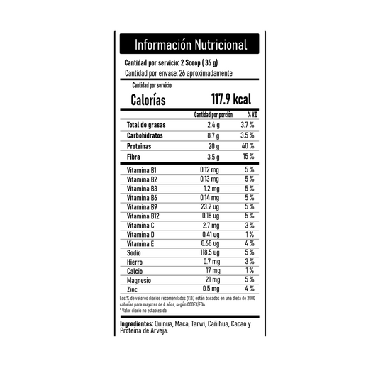 VEGGIE PROTEIN  (PROTEÍNA VEGETAL)
