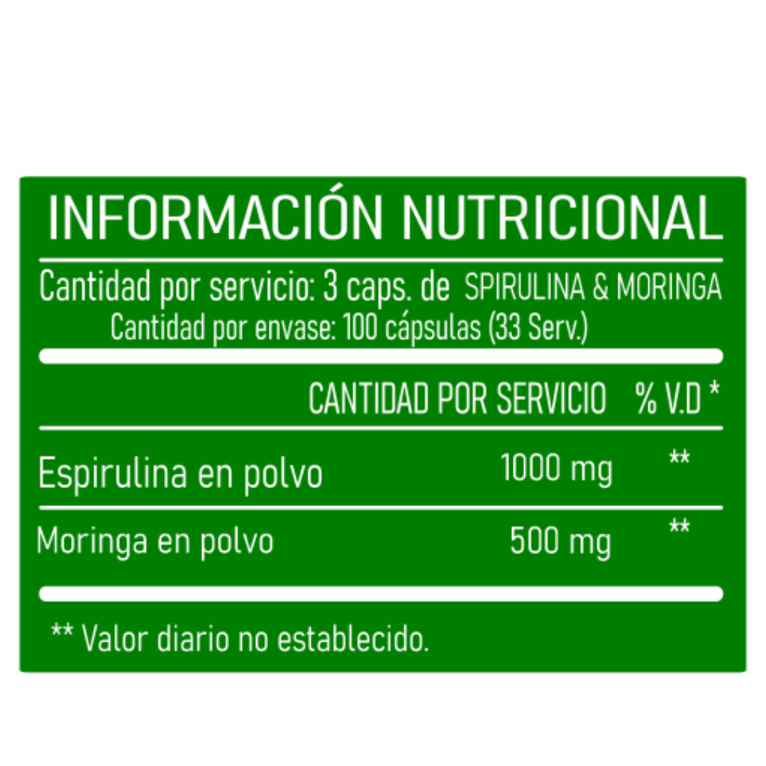 SPIRULINA & MORINGA