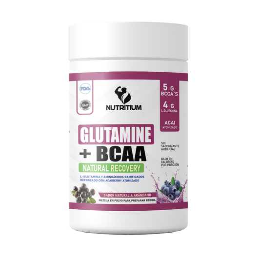 GLUTAMINA + BCCA (NATURAL RECOVERY)