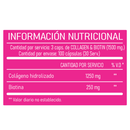 COLÁGENO & BIOTINA